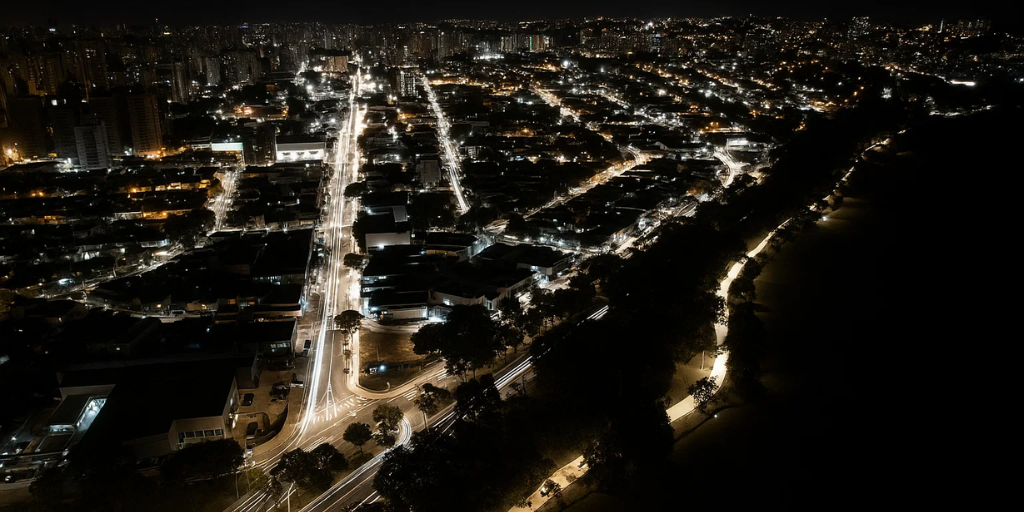 iluminação pública LED